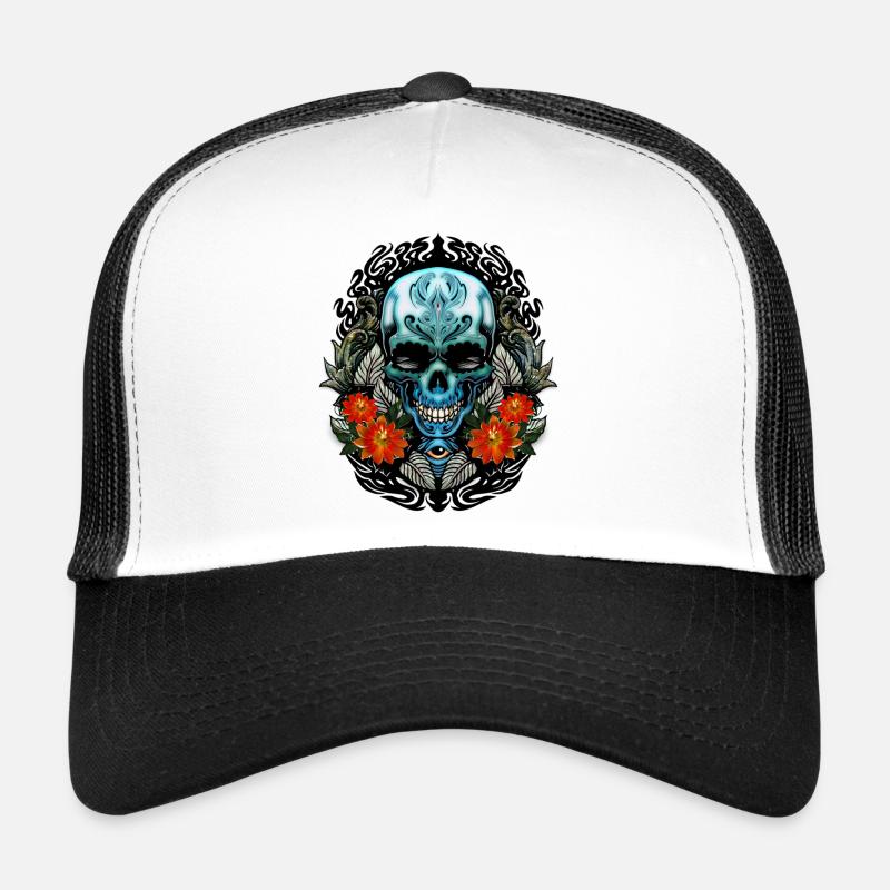 Crâne impressionnant Casquette trucker 
