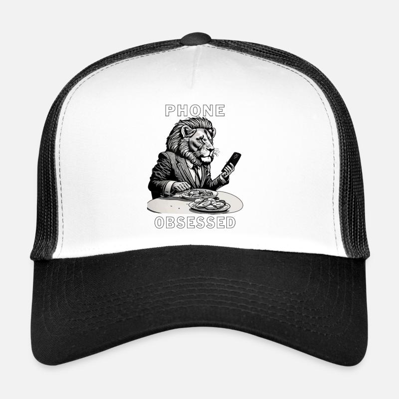SMARTPHONE OBSÉDÉ PAR LE TÉLÉPHONE Casquette trucker 