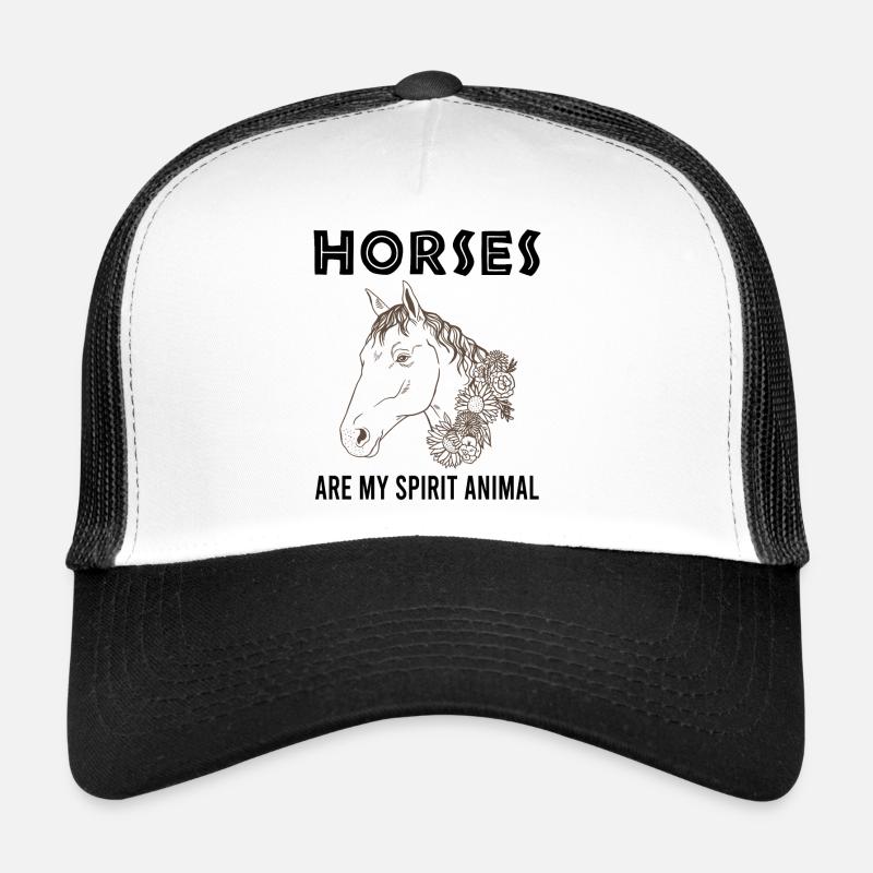 Chevaux - âmes sœurs sur quatre sabots Casquette trucker 