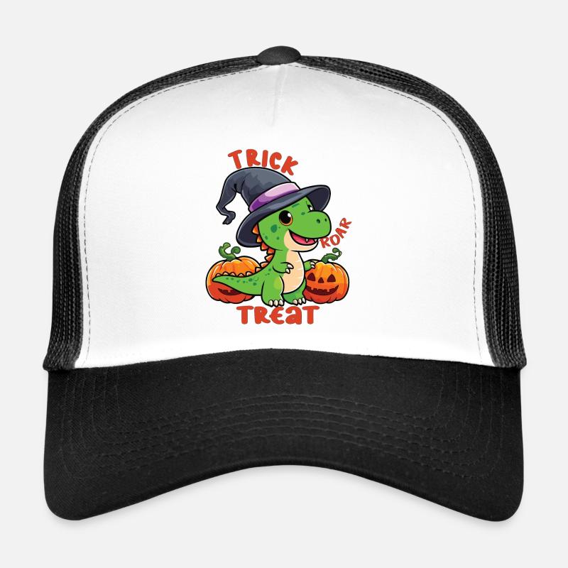 Halloween-Dinosaurier, Süßes, Brüllen, Saures Trucker Cap