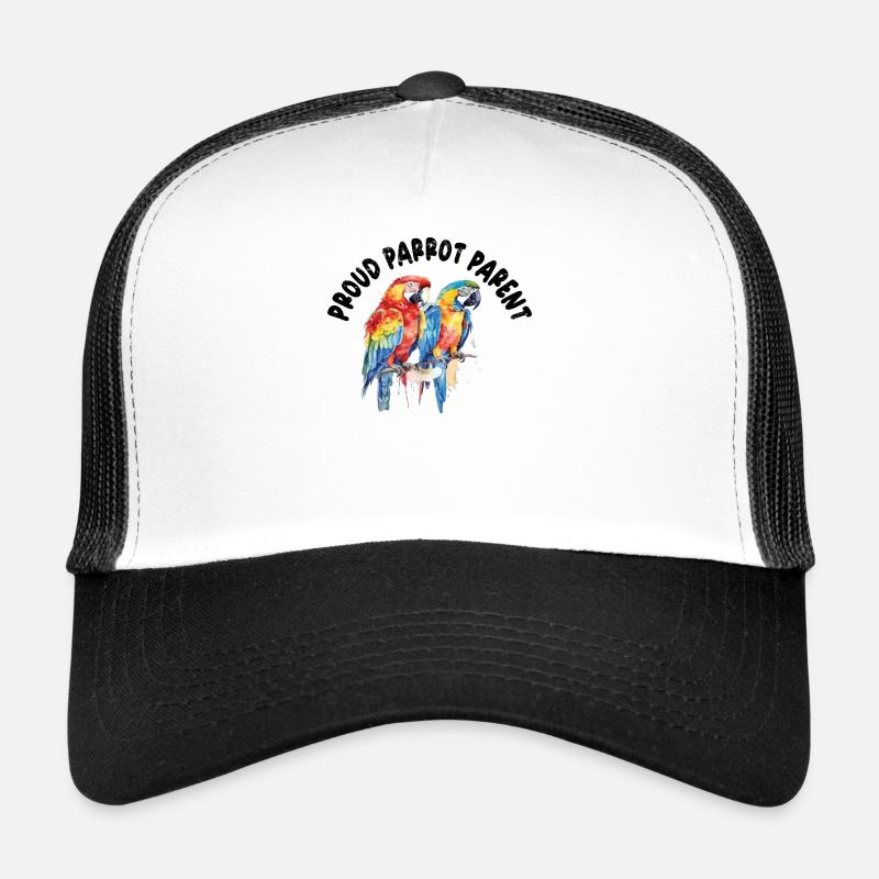 Perruche Perroquet Perroquet Propriétaire Casquette trucker 