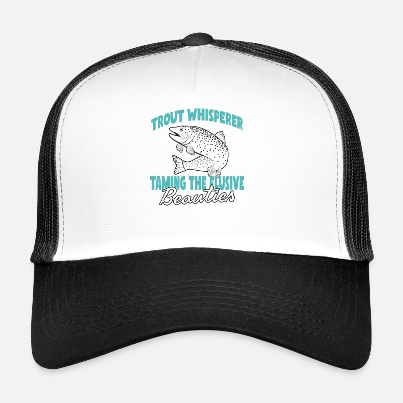 Fischen Forelle Lachs Fischer Angler Barsch Trucker Cap