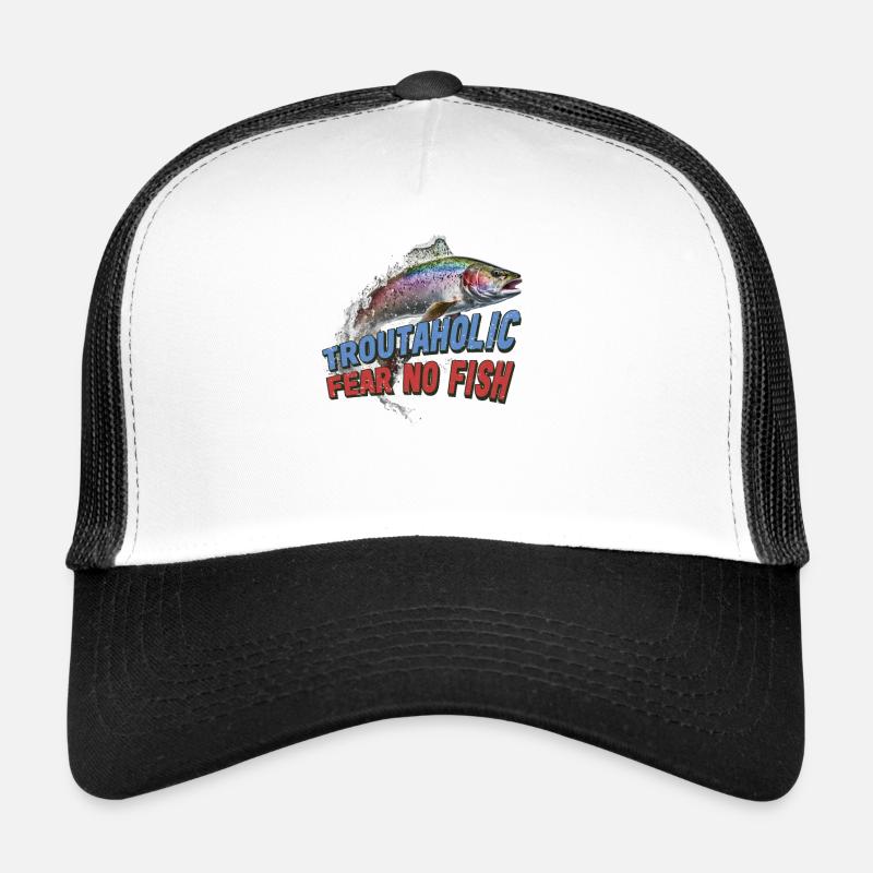 Pêche, Truite, Saumon, Pêcheur, Pêcheur, Perche Casquette trucker 