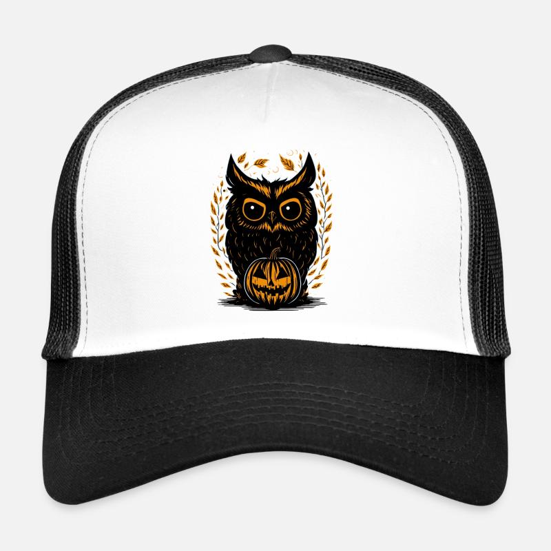 Halloween-Eule Trucker Cap