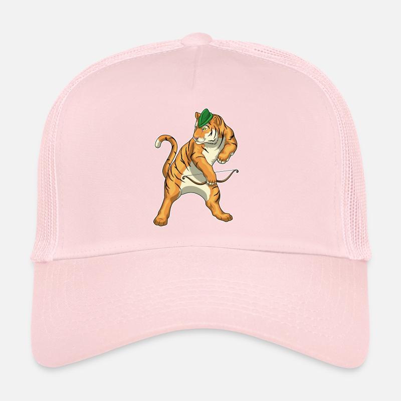 Tiger Archer Bow Trucker Cap
