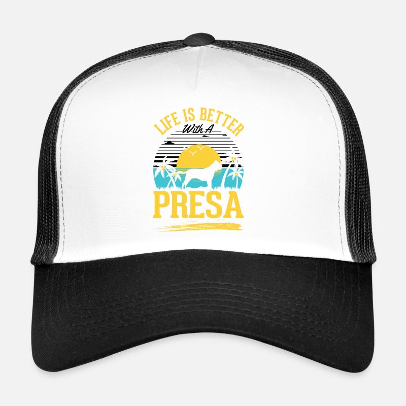 Das Leben ist besser mit einem Presa Canario Trucker Cap