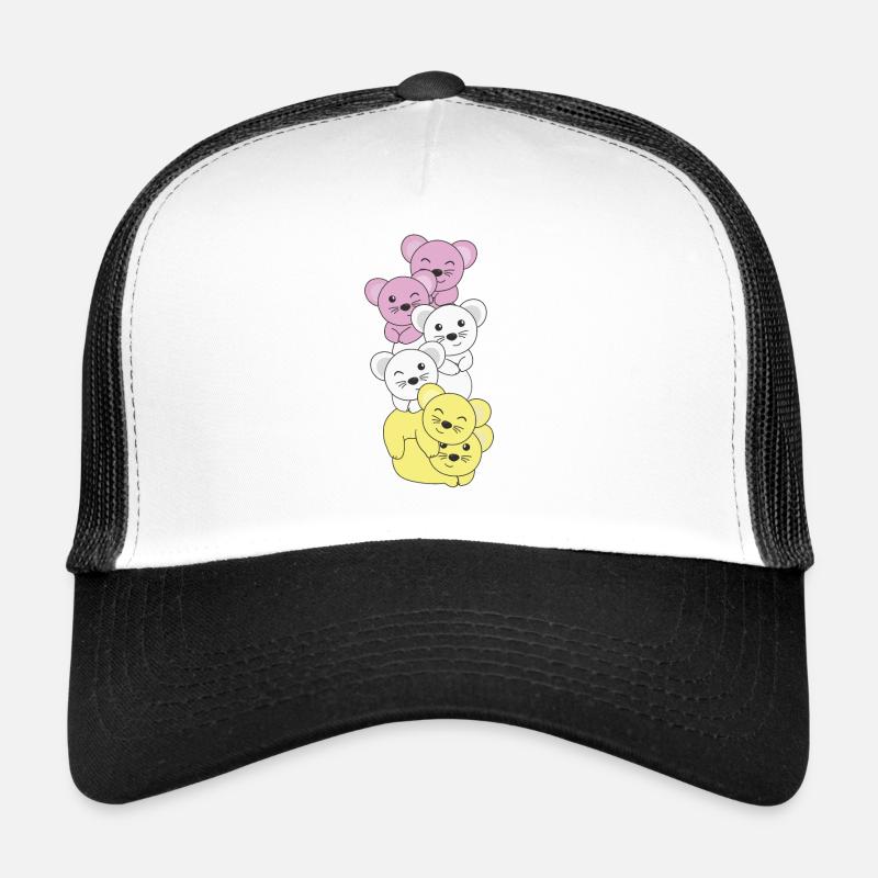 Minet Drapeau Pride LGBTQ Souris Mignonne Casquette trucker 