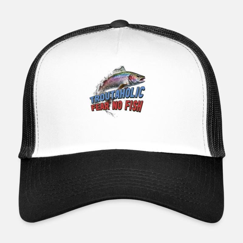 Pêche, Truite, Saumon, Pêcheur, Pêcheur, Perche Casquette trucker 