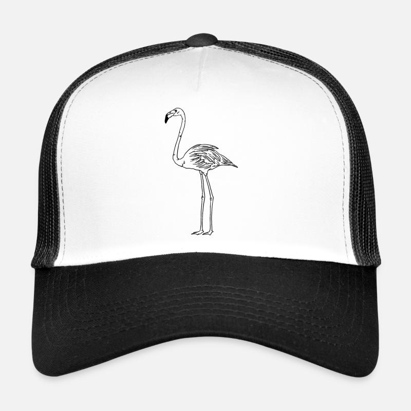 Flamingo Eleganz Exotischer Vogel Geschenk Trucker Cap