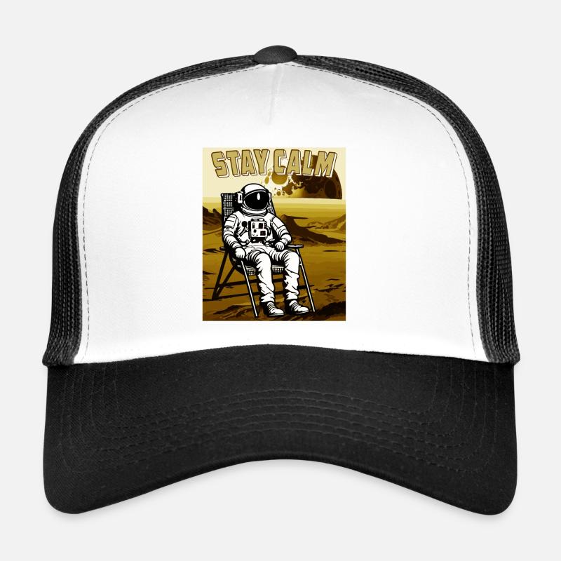 ASTRONAUT STAY CALM Trucker Cap