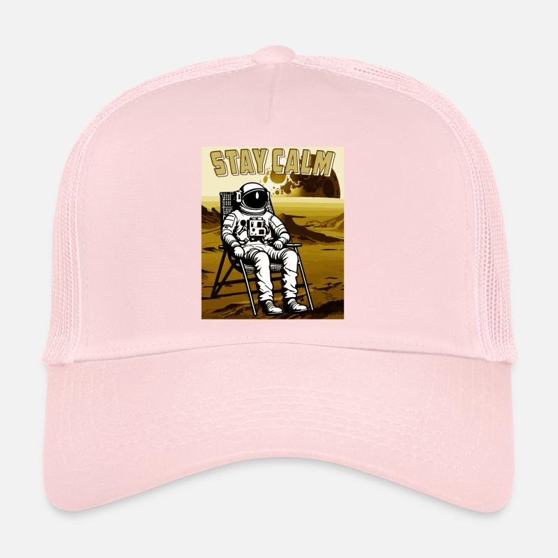ASTRONAUTE RESTEZ CALME Casquette trucker 