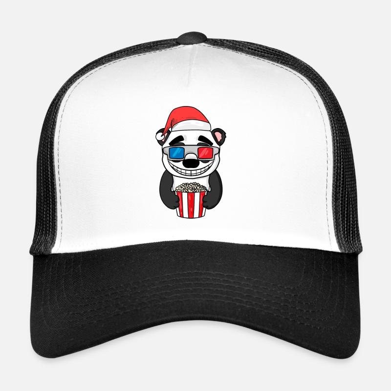 Soirée cinéma Cinéma Noël Panda Casquette trucker 