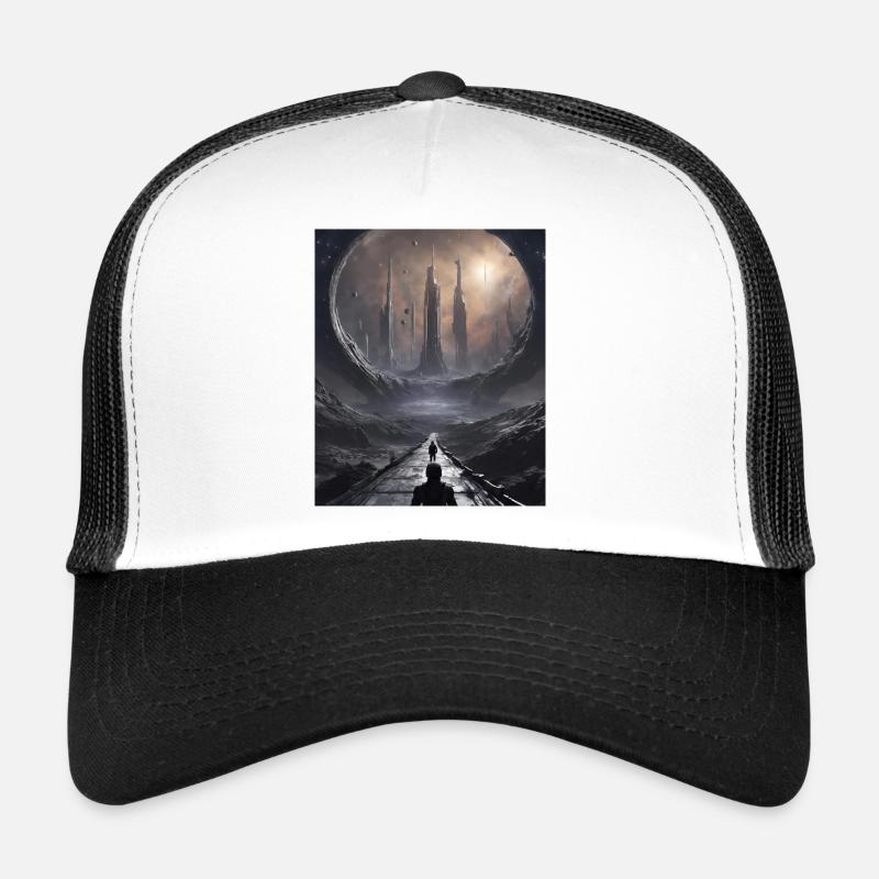Astronomie - Trucker Cap - Weiß/Schwarz