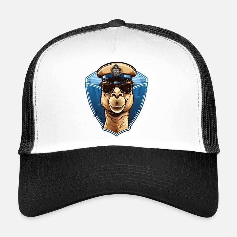 Kamel Polizist Trucker Cap