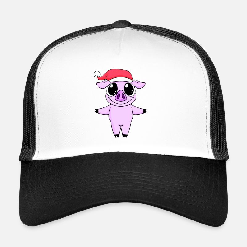 Schwein Weihnachten Trucker Cap