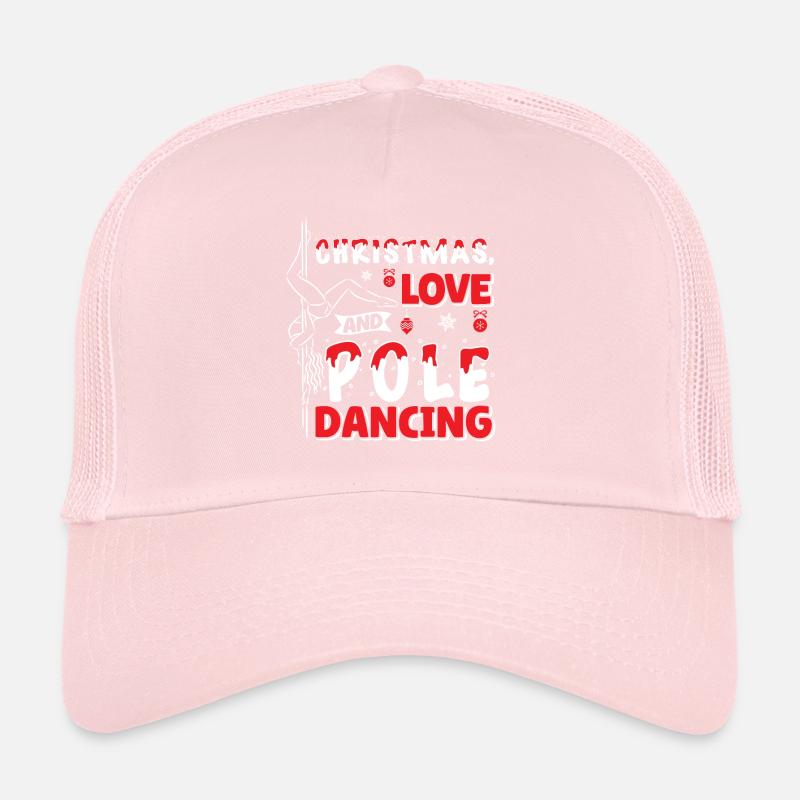 Poledan Dancer, Pole Dancing Christmas Love Trucker Cap