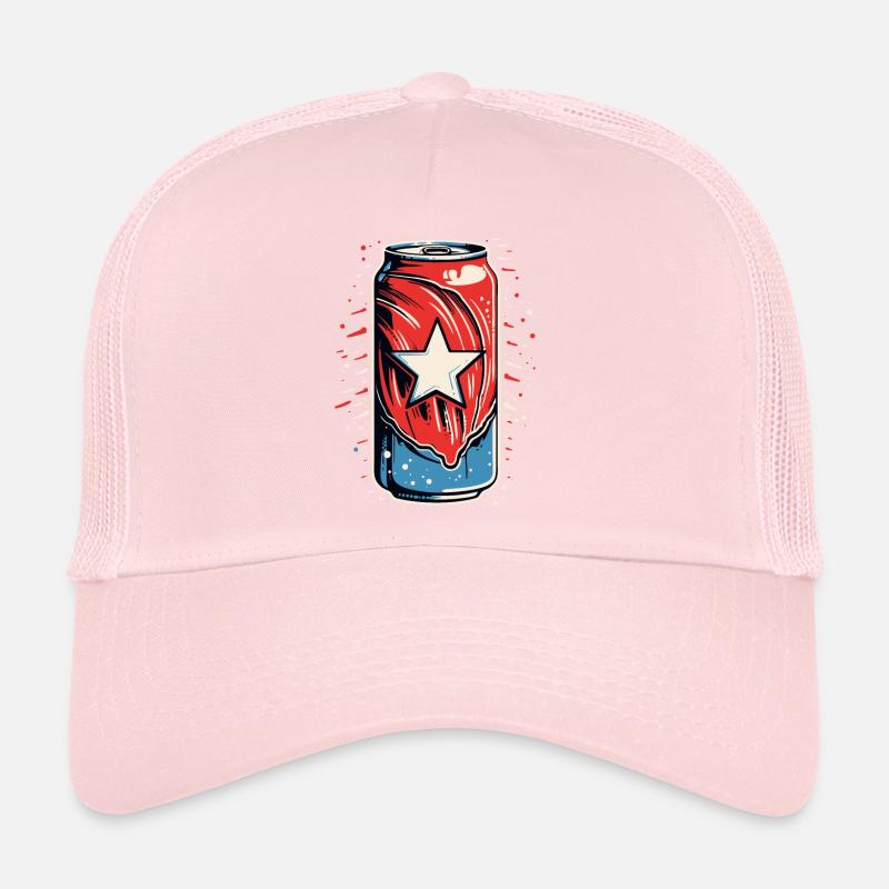 Ein Stern und eine Dose Trucker Cap