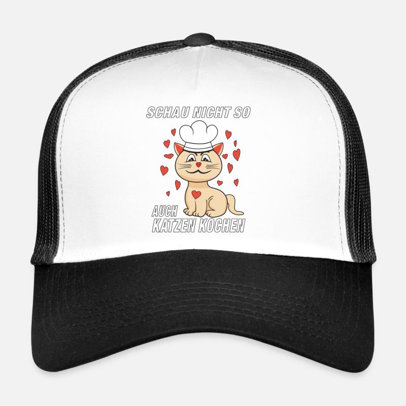 KATZE KOCH AUCH KATZEN KOCHEN Trucker Cap