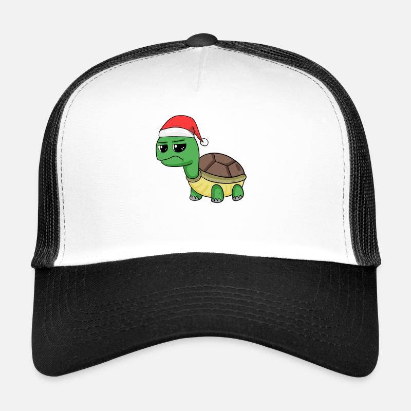 Turtle Christmas Trucker Cap