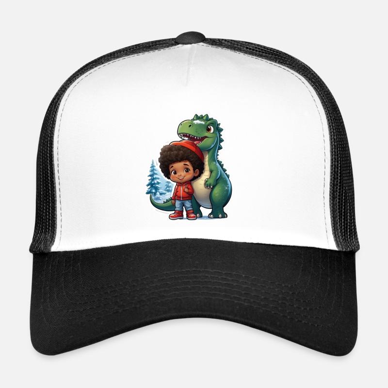 Dino Weihnachten Weihnachtsbaum Trucker Cap