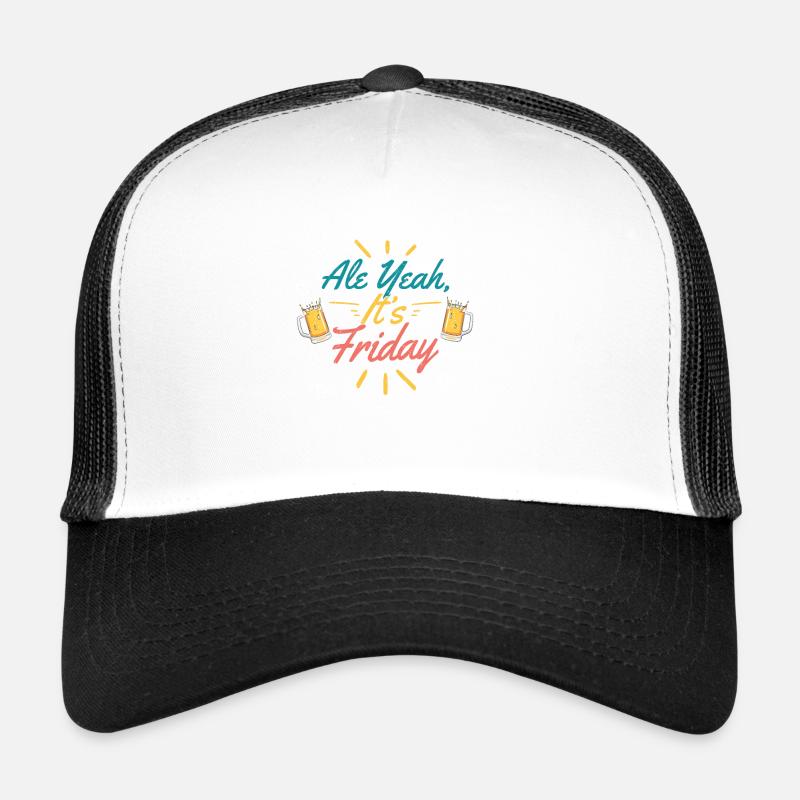 Ale yes, It's Friday Craft Beer Brewer Homebrew Trucker Cap