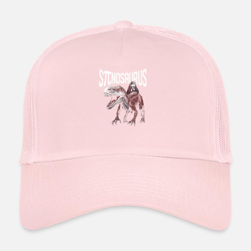 Funny Spinosaurus Pi Day Math Dinosaur Trucker Cap