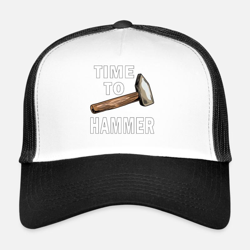 C’EST LE MOMENT DE MARTELER Casquette trucker 