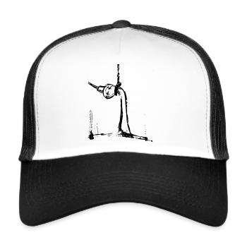 Hangman TV Tower - Trucker Cap - white/black - Front