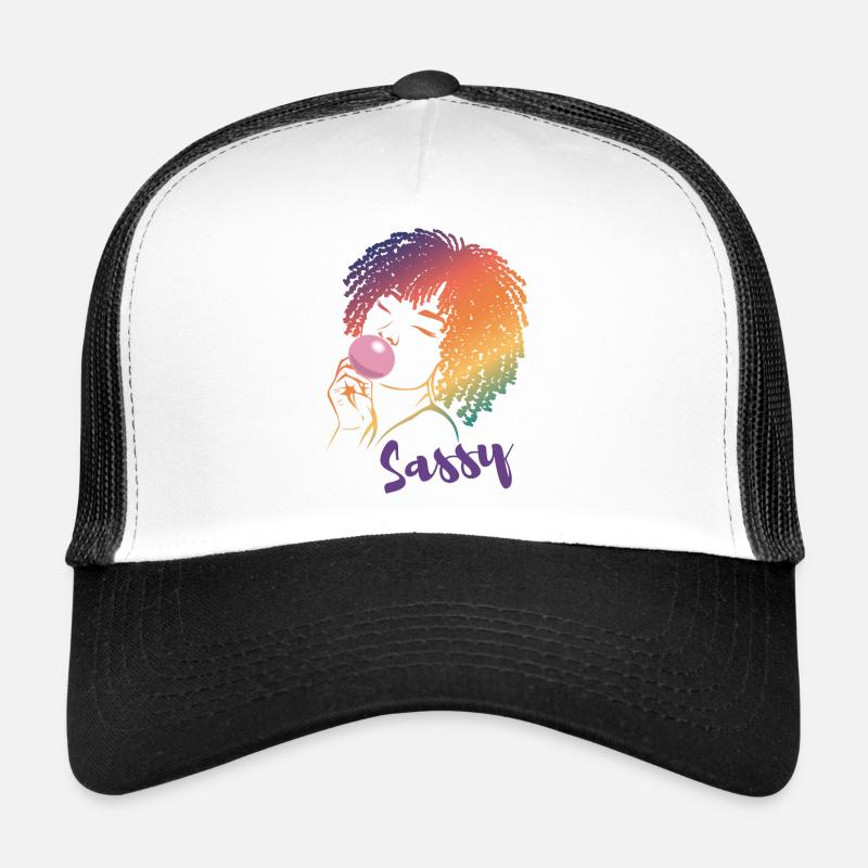 Sassy Chic mit Afro Charme Trucker Cap