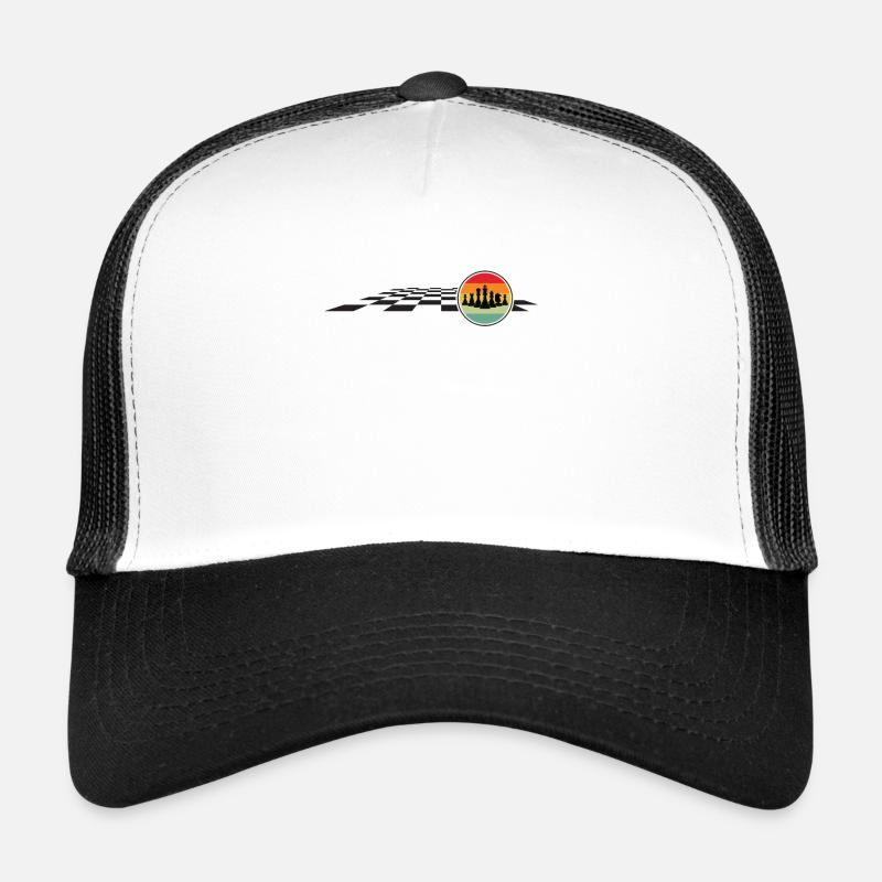 Chess Chessboard Chess Moves Checkmate Chess Trucker Cap