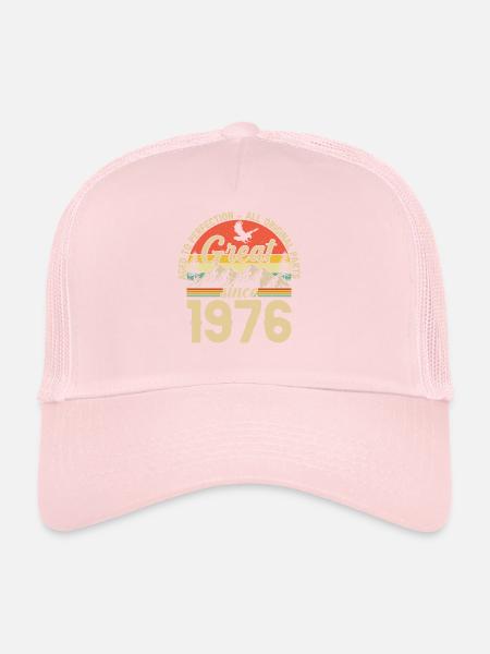 1976 - A legendary year - Trucker Cap - pale pink - Front