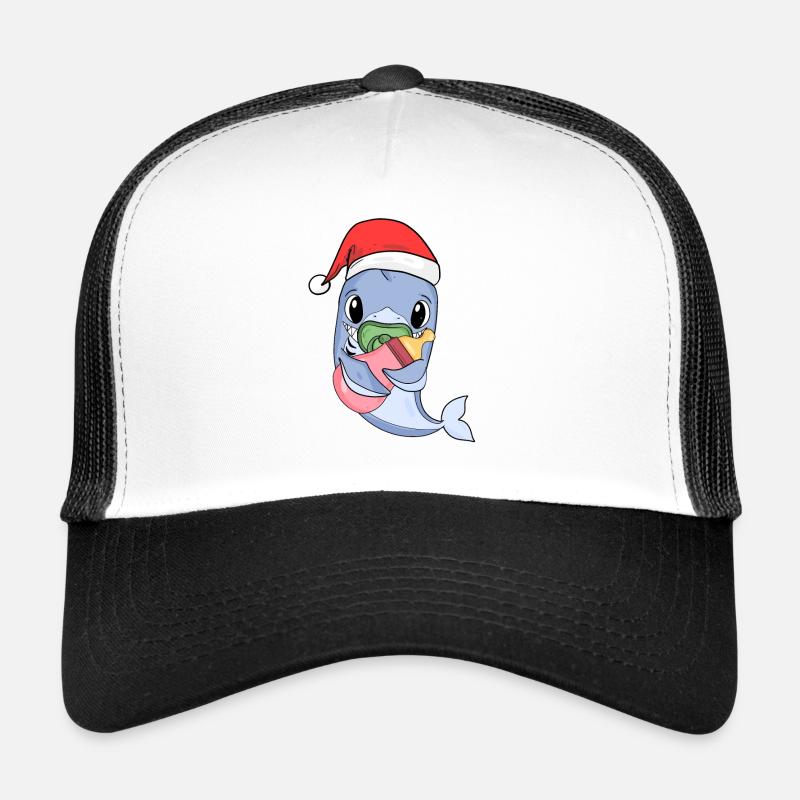 Shark Baby Christmas Fish Fish Trucker Cap