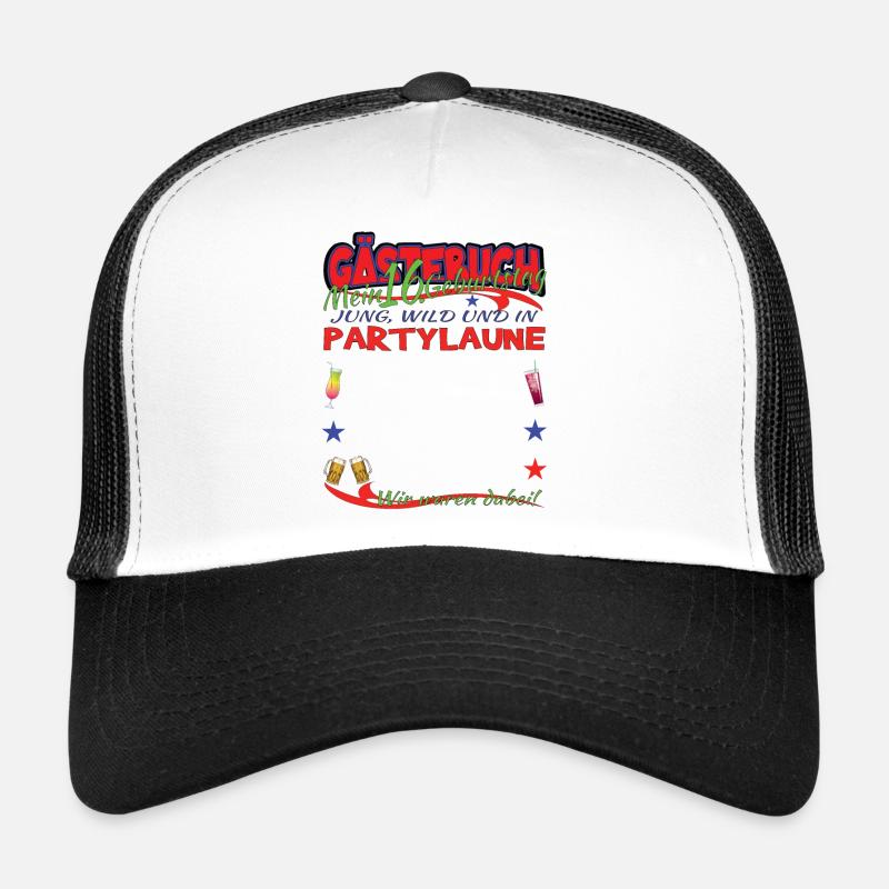 16. Geburtstag Mädchen & Junge Gästebuch Trucker Cap