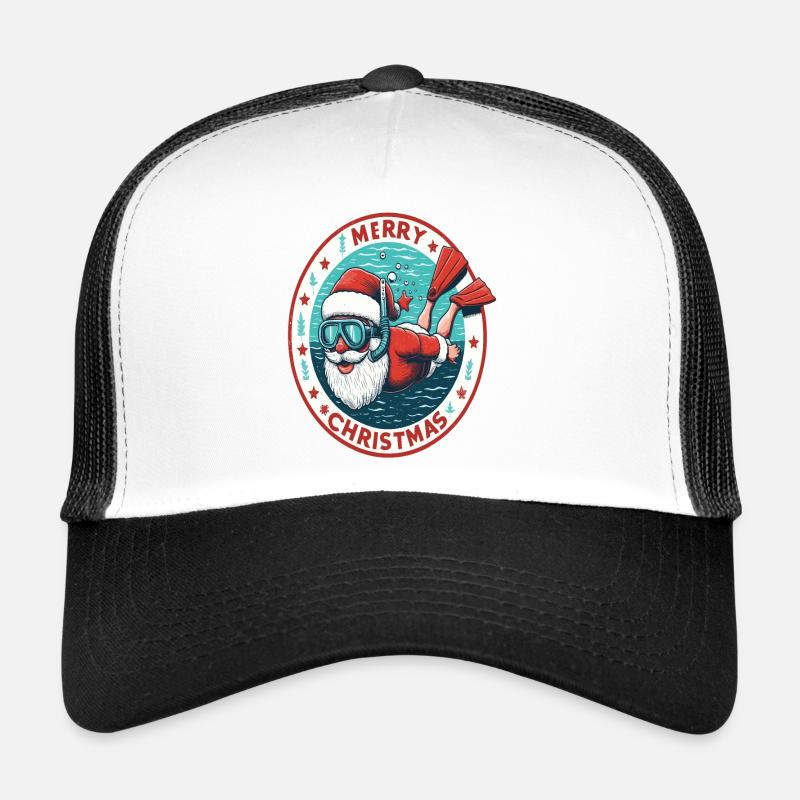Père Noël Plongée en apnée Casquette trucker 