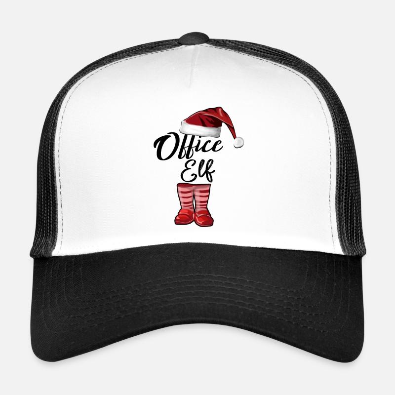 Elfe de bureau – Un design de Noël drôle Casquette trucker 