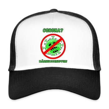 Virus men's rhinitis - Trucker Cap - white/black - Front