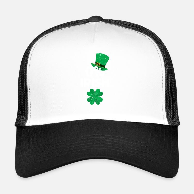 0% Trèfle irlandais Drôle de la Saint-Patrick Casquette trucker 