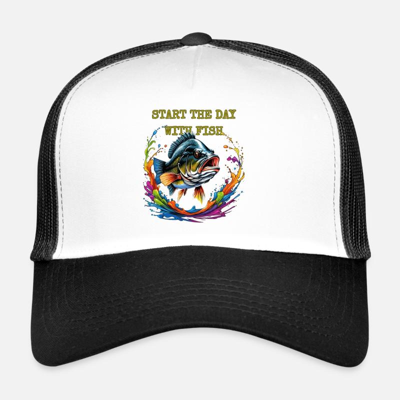 Beginnen Sie den Angeltag Trucker Cap