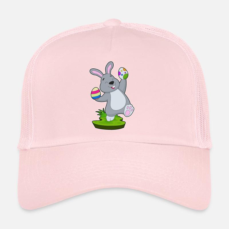 Oeufs de Pâques de Pâques lapin Casquette trucker 