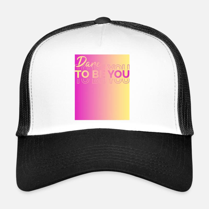 Soyez vous-même ! Confiance en soi, pensée positive, motivation Casquette trucker 