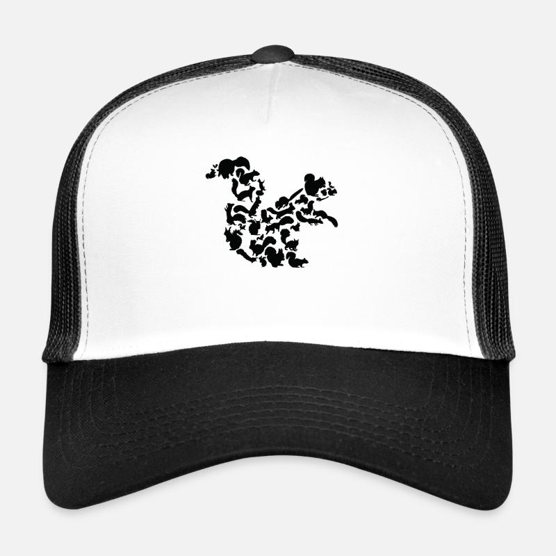 écureuil, forêt, faune, animal, écureuil Casquette trucker 