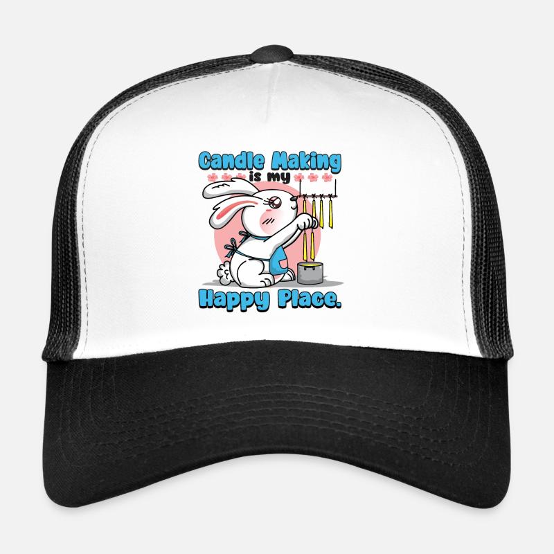 La fabrication de bougies est mon lieu de bonheur. Casquette trucker 