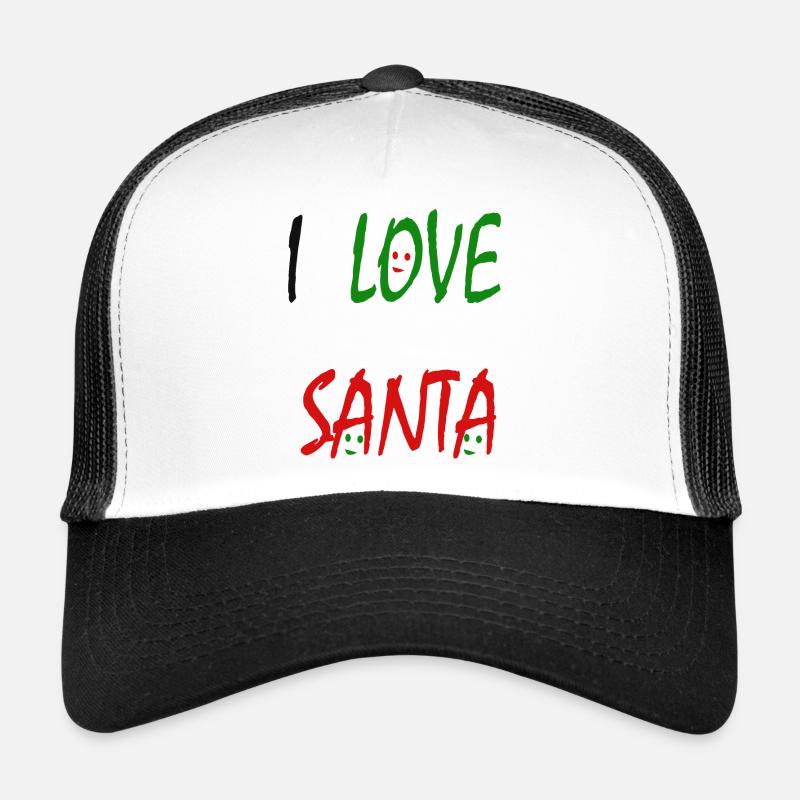 I Love Santa - Trucker Cap - white/black