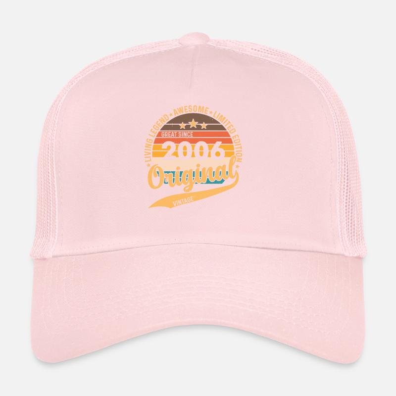 Légendaire 18e anniversaire 2006 Style rétro Casquette trucker 