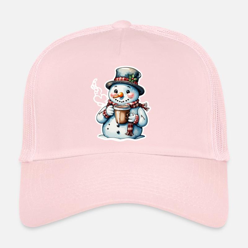 Snowman Trucker Cap