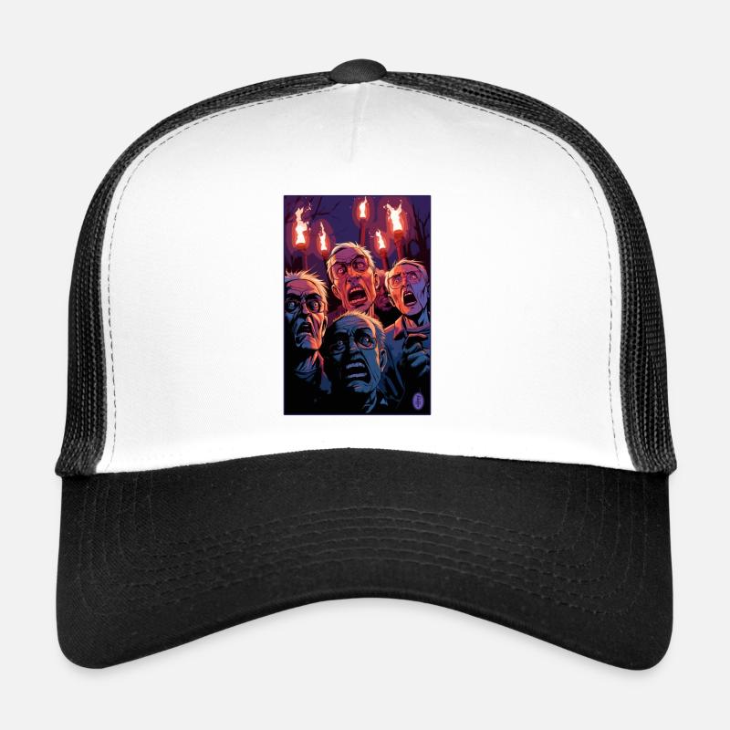 Boomer Mob: Aufruhr mit Fackeln Trucker Cap