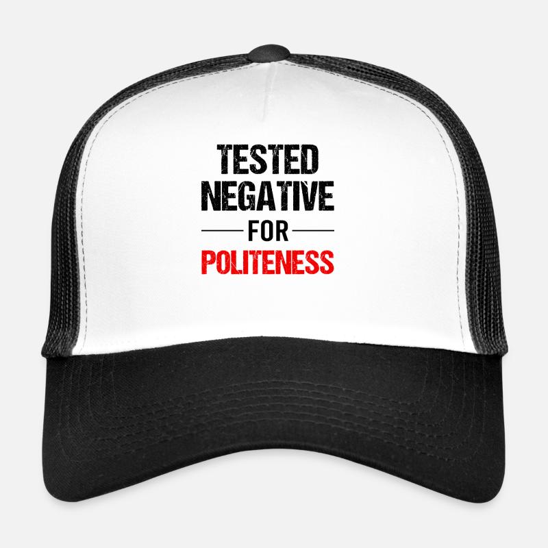 Politesse - élégance de caractère Casquette trucker 