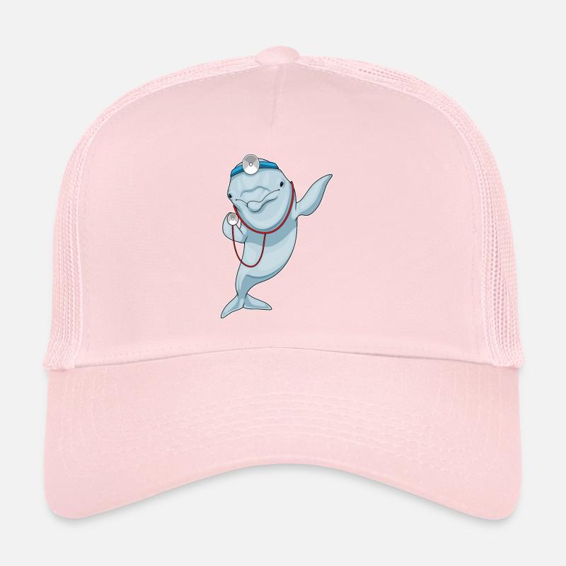 Delfin Arzt Stethoskop Trucker Cap