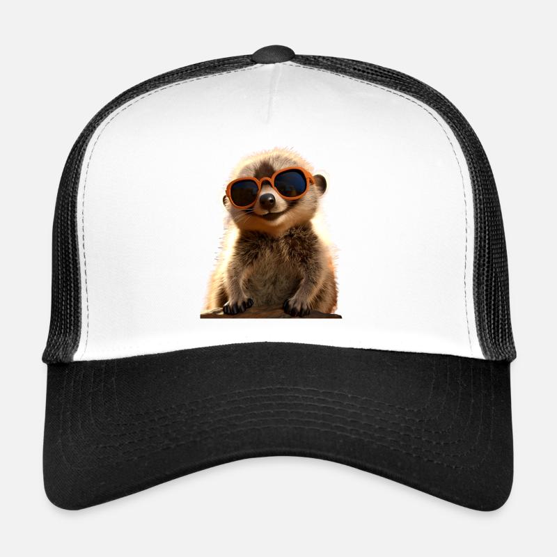 Erdmännchen Sonnenbrille Süßes Surikate Liebhaber Trucker Cap