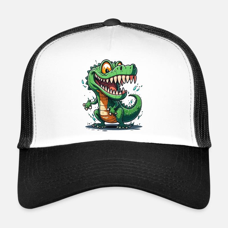 Grinsender Alligator Trucker Cap
